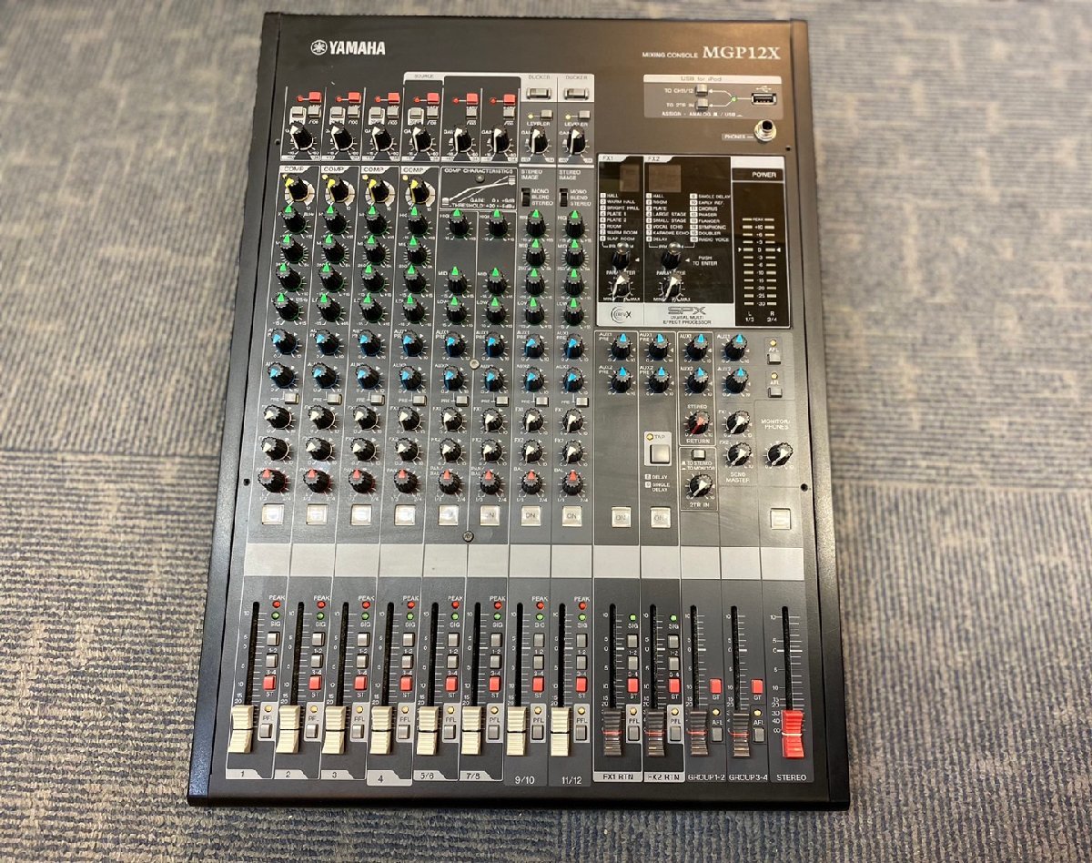 YAMAHA MGP12X ヤマハ　アナログ　パワードミキサー　中古品　ser no.JCSJ01047