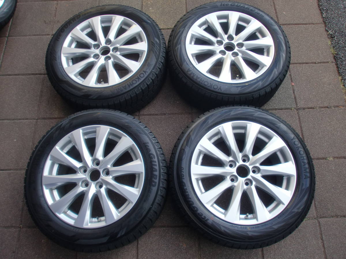 【数量限定，お買い得】 良品 現行カムリ純正 & 8~7.6mm山 ヨコハマ iG70&60 215/55R17 空気圧センサー レクサスESクラウンマークXアベンシス 手渡可 送料安(スタッドレスタイヤ)｜売買されたオークション情報、yahooの 5穴