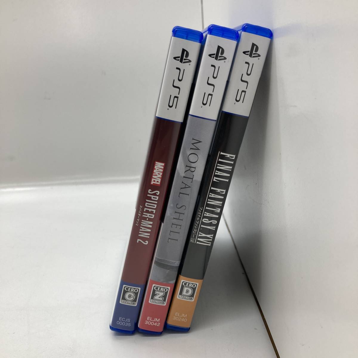 1円～】PS5ソフト 3本セット スパイダーマン2／ファイナルファンタジー 