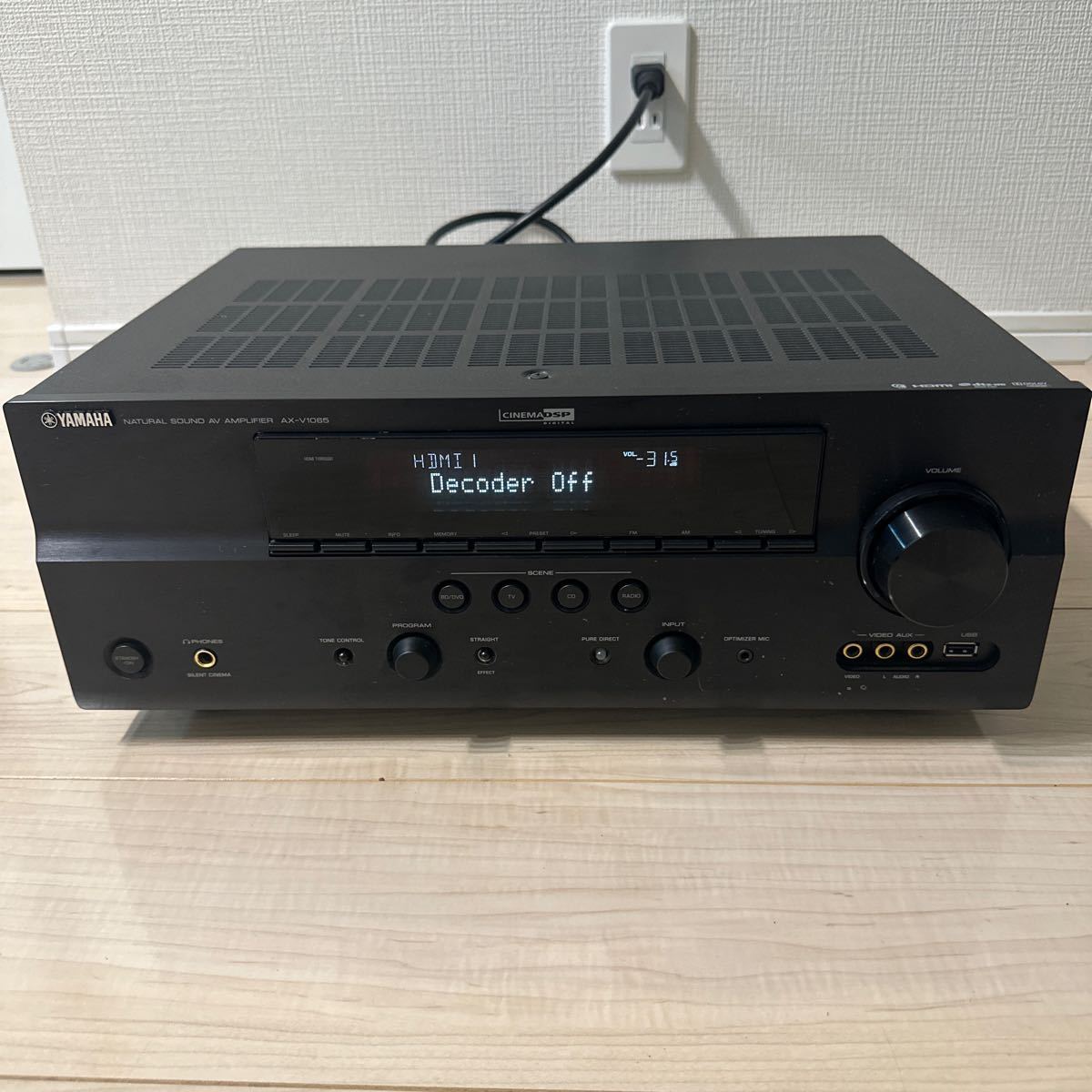 YAMAHA ヤマハ AX-V1065 AVアンプ ★通電確認のみ★リモコンなし　本体のみ