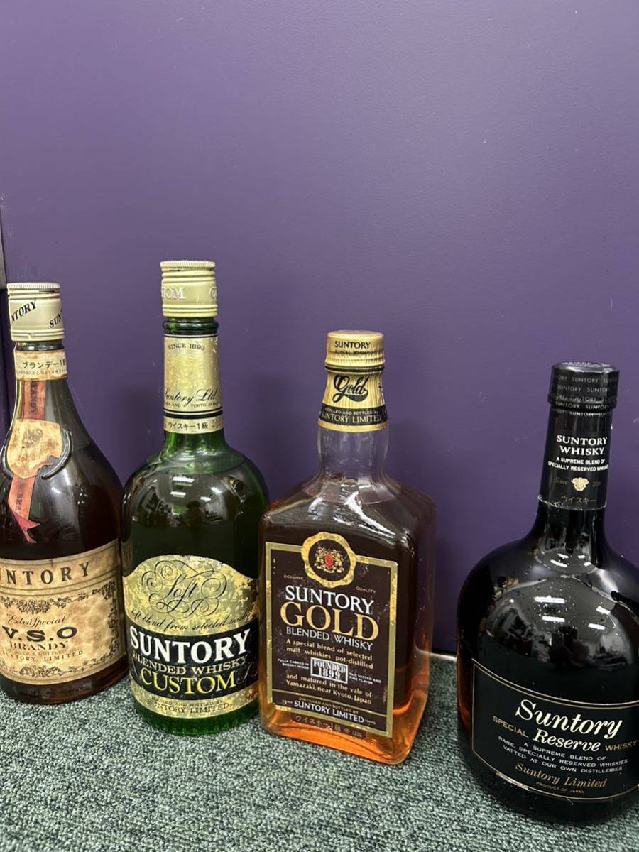 古酒 SUNTORY サントリー ウィスキー ブランデー リザーブ ゴールド