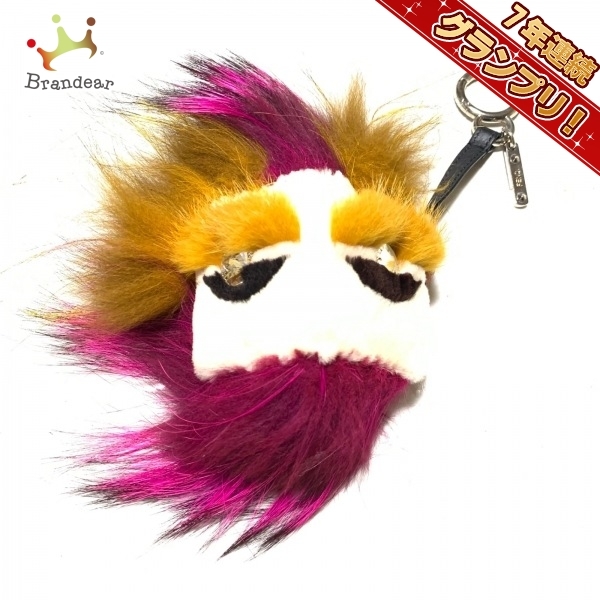  フェンディ FENDI キーホルダー チャーム バッグバグズ ファー&times;レザー&times;金属素材 ピンク&times;ブラウン&times;アイボリー キーホルダー(フェンディ)｜売買されたオークション情報、yahoo フェンディ