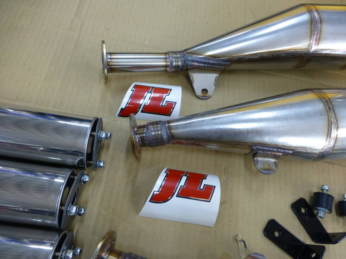 定番人気，豊富な 希少！ヤマハ RZV500R JL製 ジムローマス ステンチャンバー STDスタイル 未使用