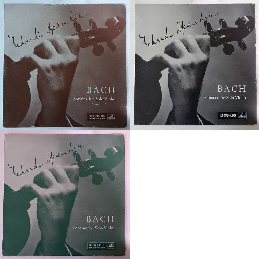 19056353;【稀少！英HMV/3LP】メニューイン J.S.バッハ/無伴奏ヴァイオリン・ソナタとパルティータ全曲