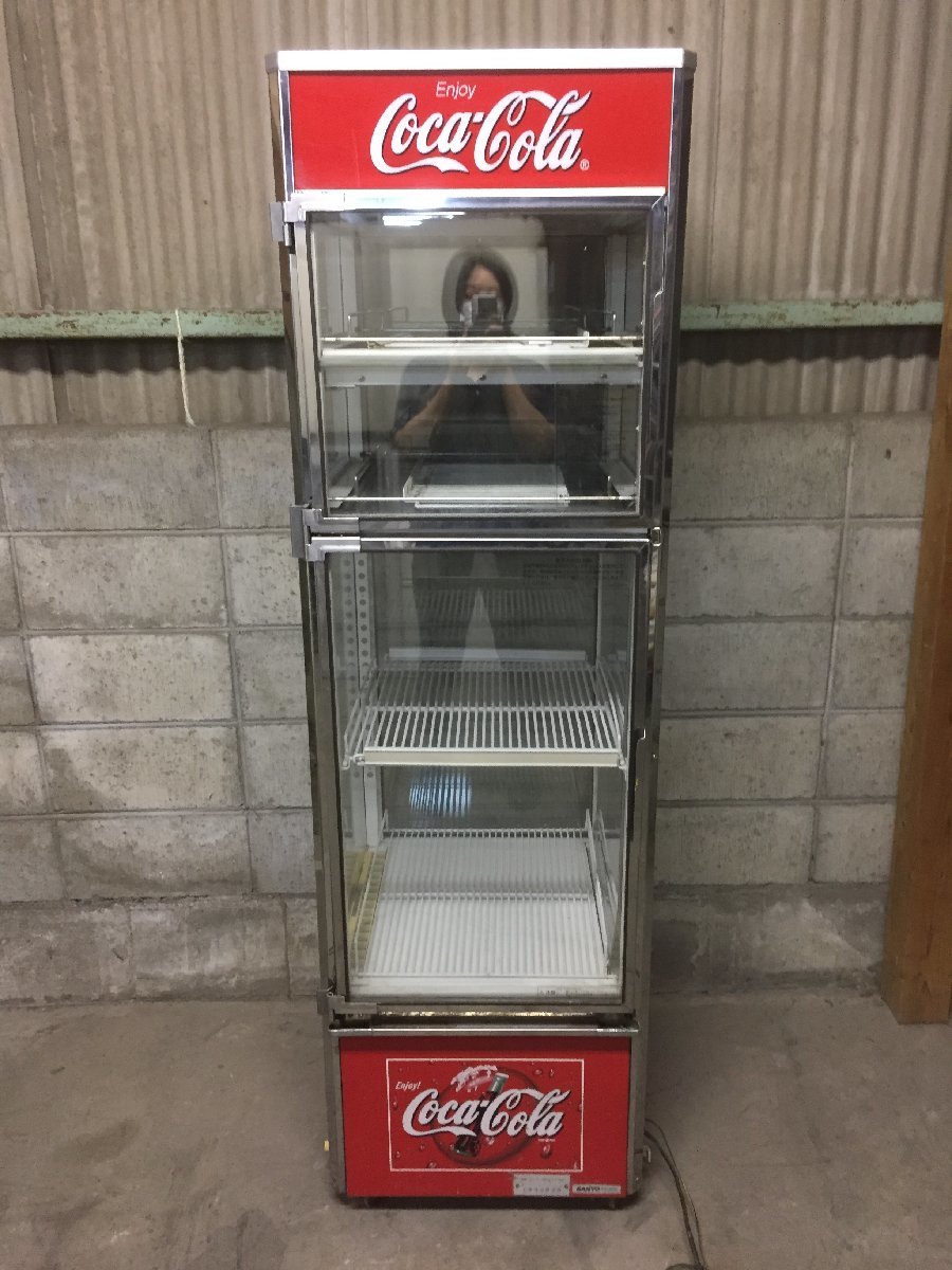 ○SANYO サンヨー SHC-LA402F 冷蔵ショーケース 4面ガラス 冷温庫 100V