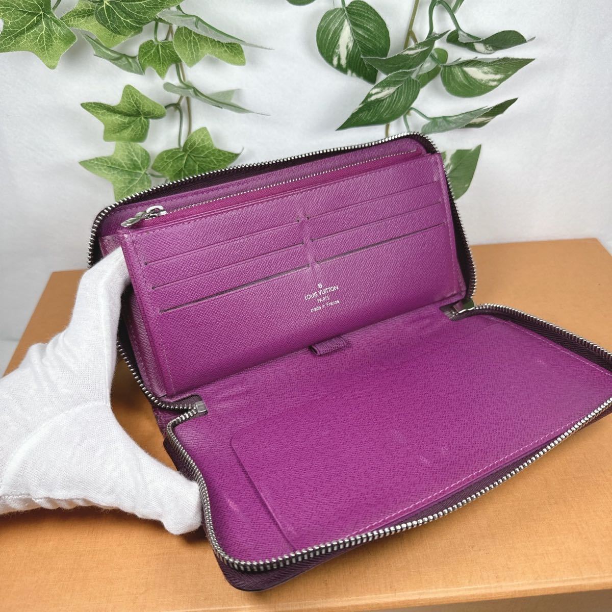 1円 ルイヴィトン LOUIS VUITTON エピ オーガナイザー ラウンド