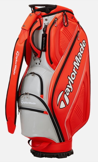 新品　オーステックキャディバッグ　Orange/Grey　テーラーメイド