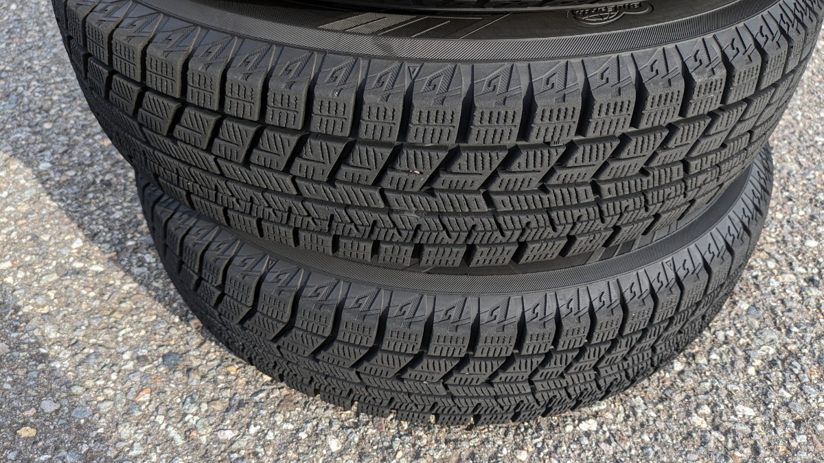 145/80R13 スタッドレスタイヤ 21年製　ヨコハマアイスガード バリ山　ダイハツ純正　ナット付き 145&frasl;80R13 ヨコハマ iG60 145／80r13の通販 nヨコハマ nタイヤ
