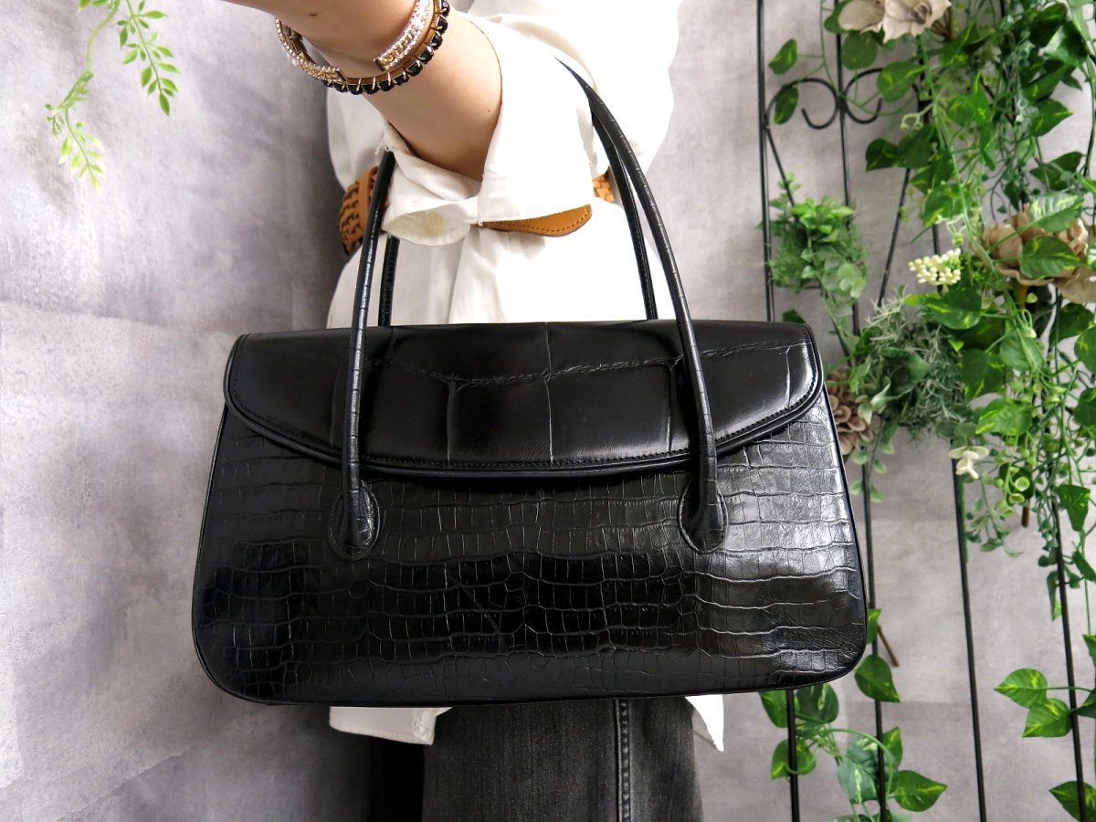 GIVENCHY】ハンドバッグ ショルダーバッグ 2way クロコ押し 超美品 