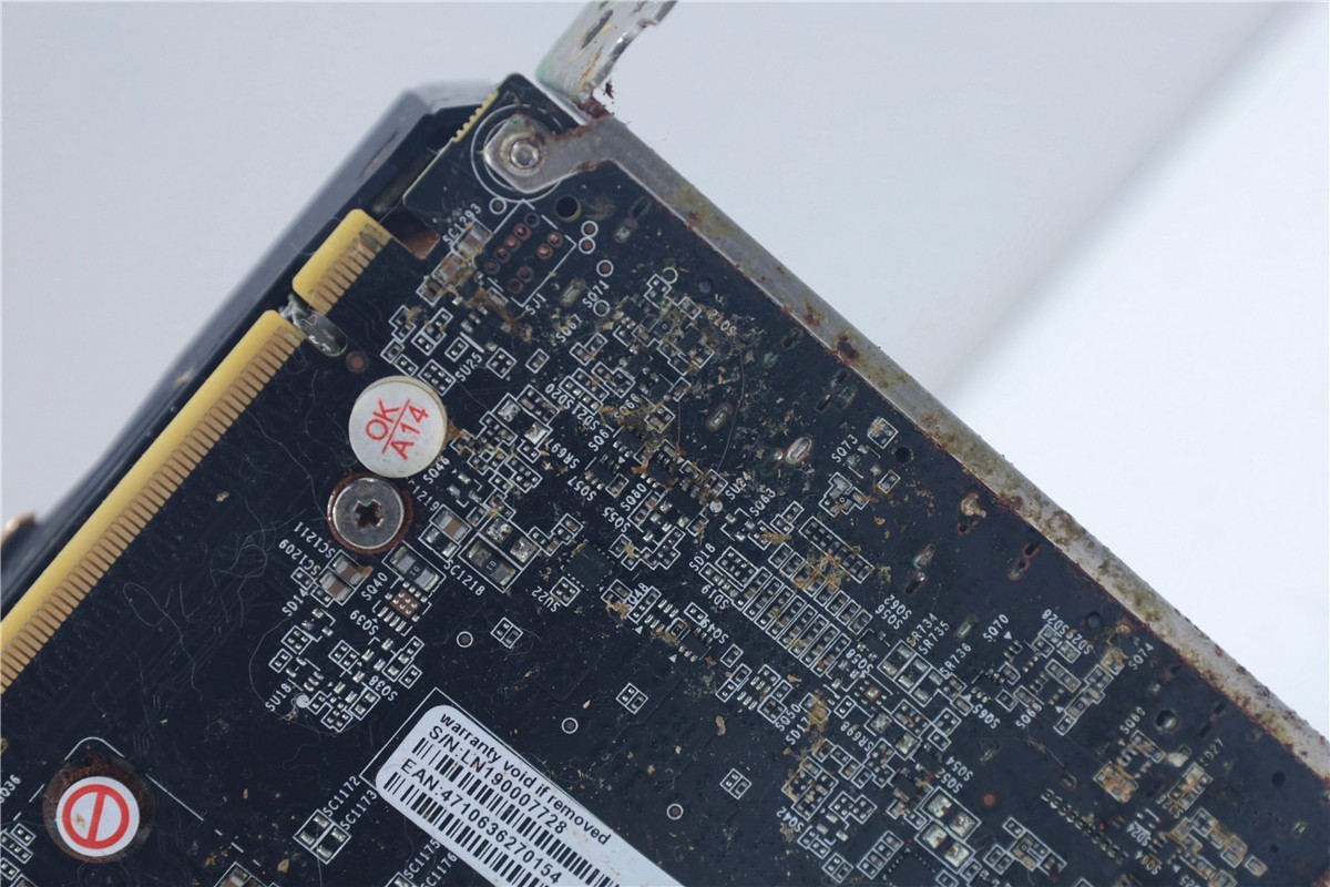 故障品 ジャンク RTX2080Ti 水没品 部品用 Palit RTX2080Ti 11GB