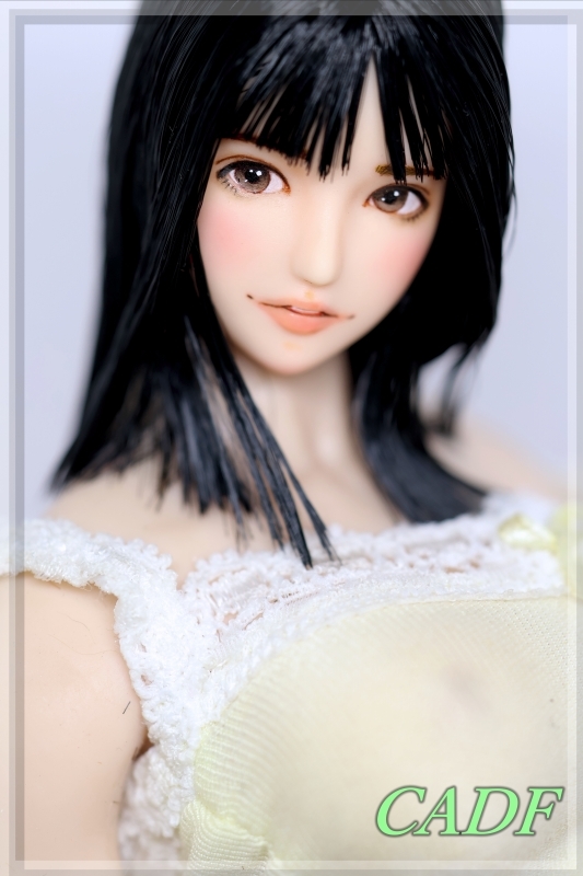 ☆ CADF ☆ 1/6 オビツ 27-01 カスタムドールヘッド 1349 巴留奈