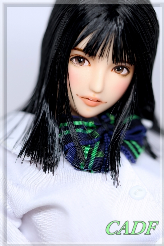 ☆ CADF ☆ 1/6 オビツ 27-01 カスタムドールヘッド 1349 巴留奈