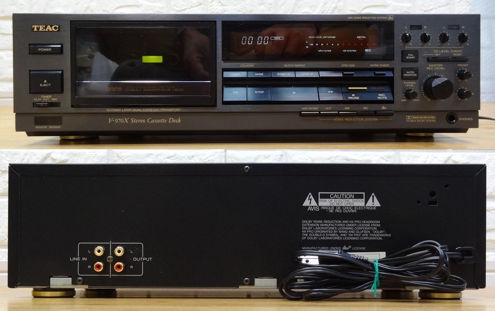 TEAC カセットデッキ V-970X ジャンク品/現状品 V-970X TEAC