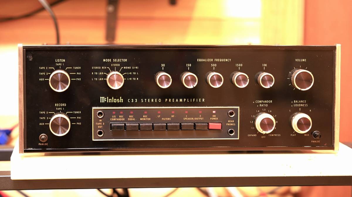 Yahoo!オークション - 「mcintosh c33」アンプ (オーディオ機器 C33
