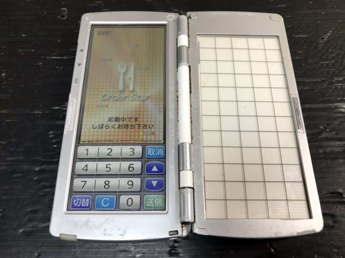 110502 東芝TECテック ハンディーターミナル HTL-200-1B-01-R ホワイト バッテリー有