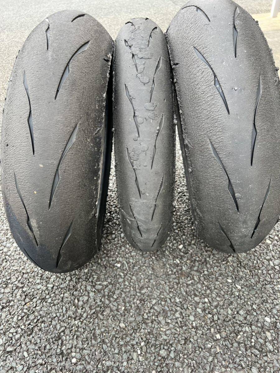 ブリヂストン Bridgestone battlax racing R11 NHS 120×1 180×2 ST600