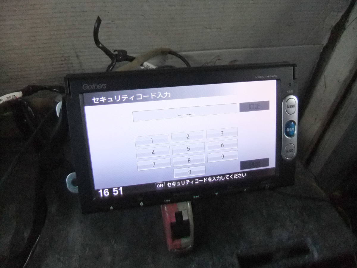 JF1 ホンダ N BOX Gathers メモリーナビ VXM-145VSi セキュリティ