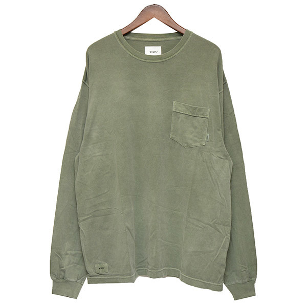 WTAPS　ダブルタップス　2021AW　BLANK 02 LS COTTON　ロングスリーブTシャツ　8054000149674