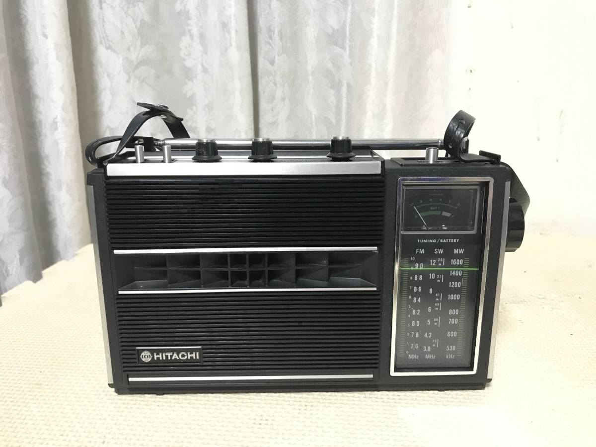 定番，送料無料 希少【1966年製/業界初オートチューニング 日立8石