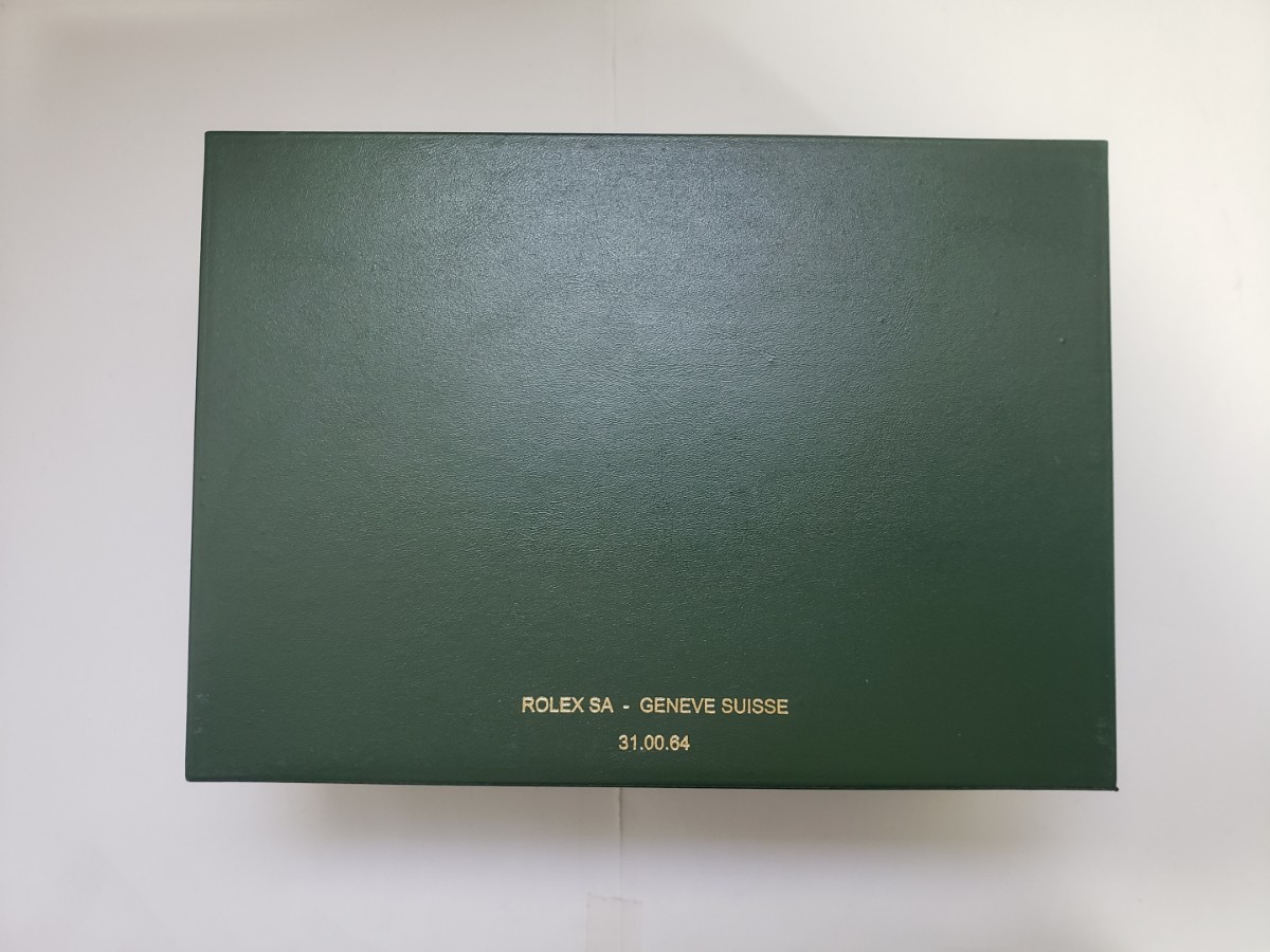 ROLEX ロレックス 正規品 純正BOX グリーン 付属品 箱 クロス付き