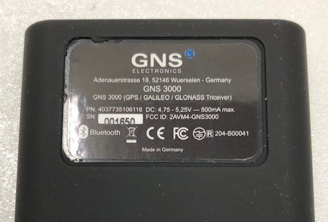 GNS3000 GNS 0 GPSレシーバー＆ロガー GPSレシーバー&ロガー MFI