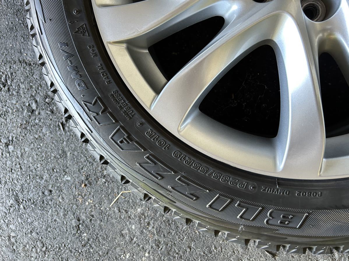 マツダCX-8 ブリザック235/55r19 マツダ純正ホイール7.5J+45 4本セット