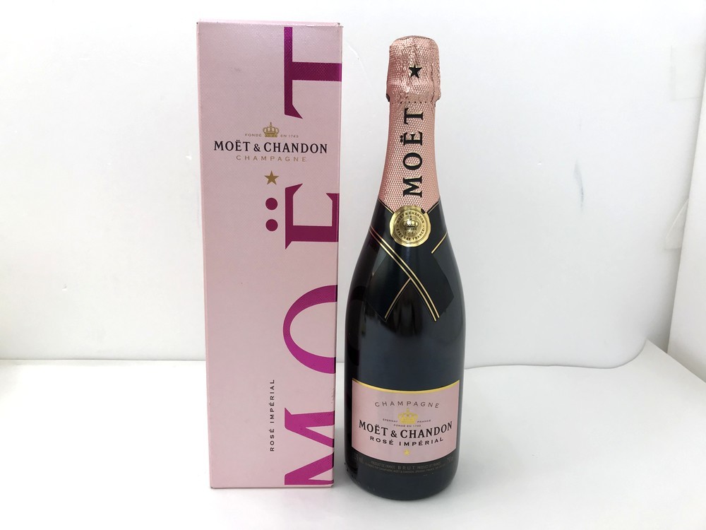 ○【同梱不可】【80】未開栓 MOET&CHANDON ROSE IMPERIAL モエ・エ