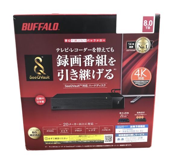 θ【新品未開封品】BUFFALO/バッファロー 外付けハードディスク
