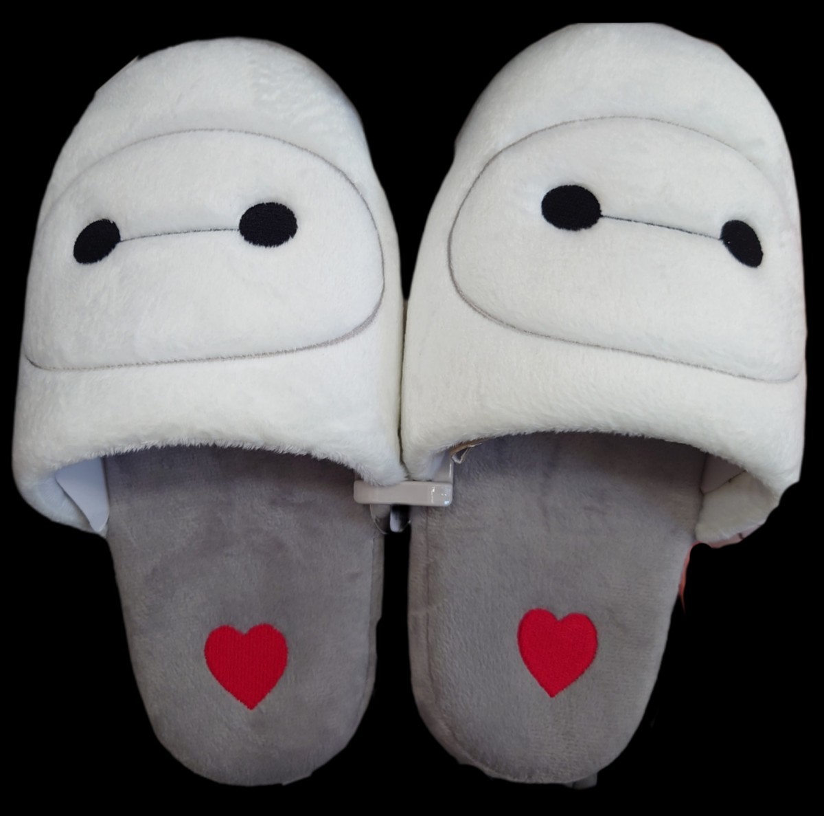 即決 ベイマックス クニャック 新品タグ付き ディズニー ルームシューズ スリッパ 