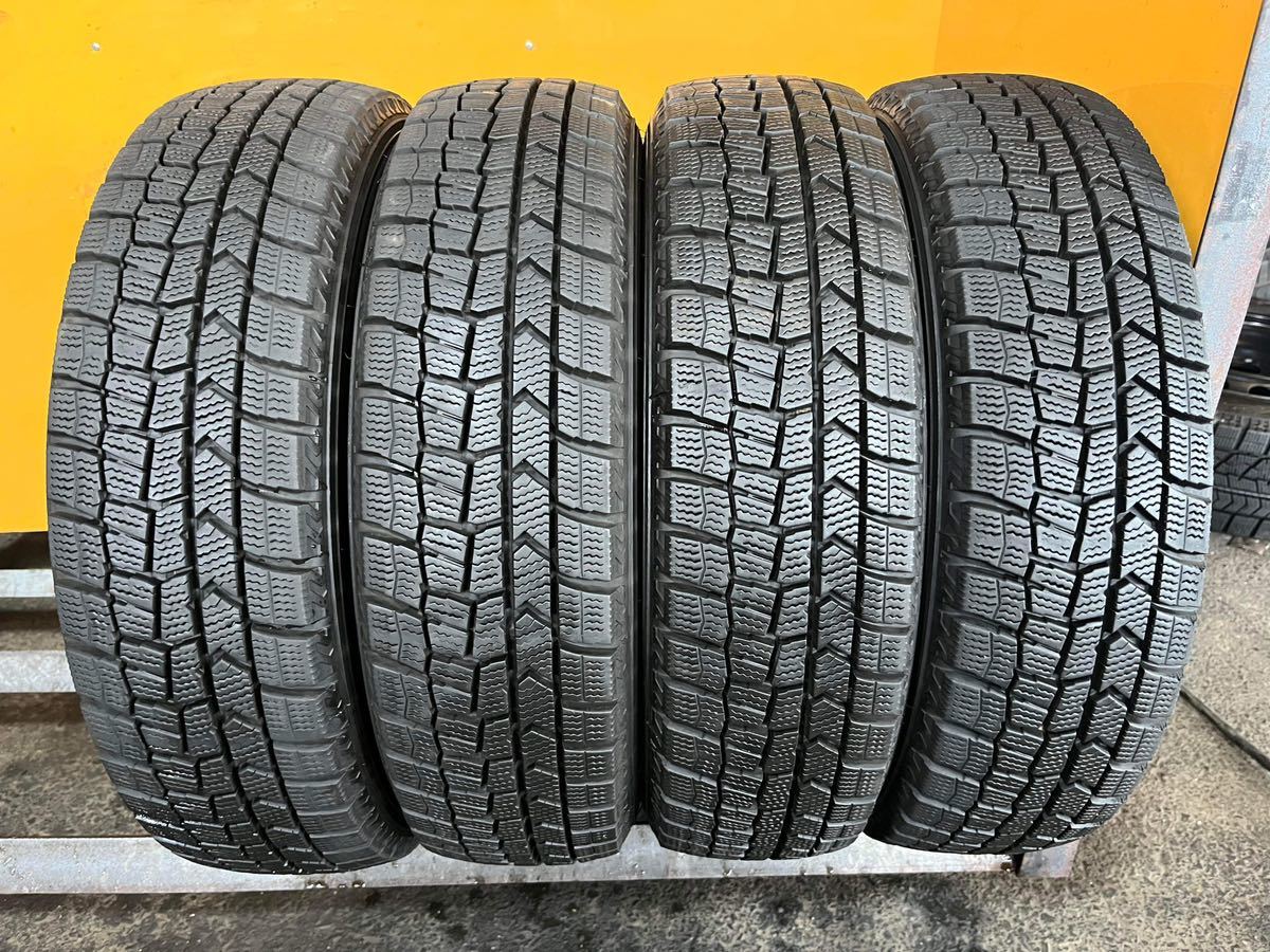 売約済 【4450】☆【送料無料】☆155/65R14 4本セット冬タイヤバリ山DUNLOP