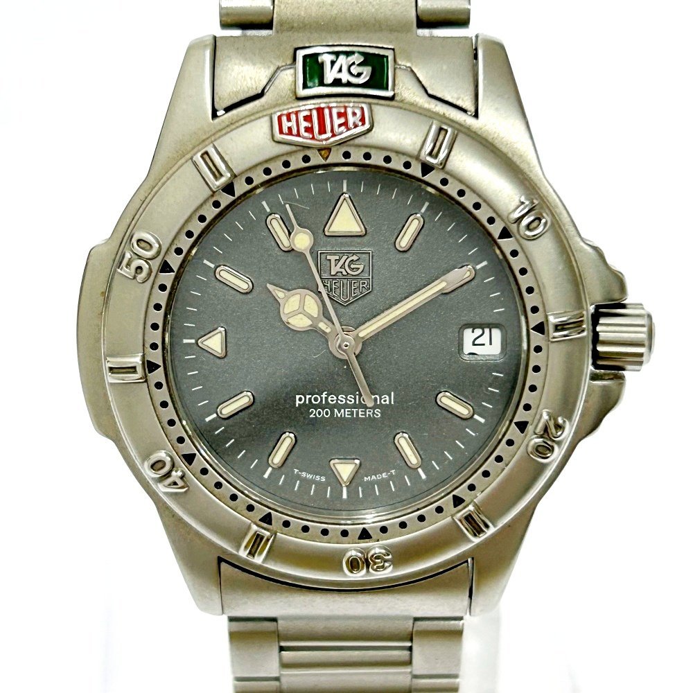 1円スタート】【箱付き】TAG HEUER タグホイヤー WF1211-K0