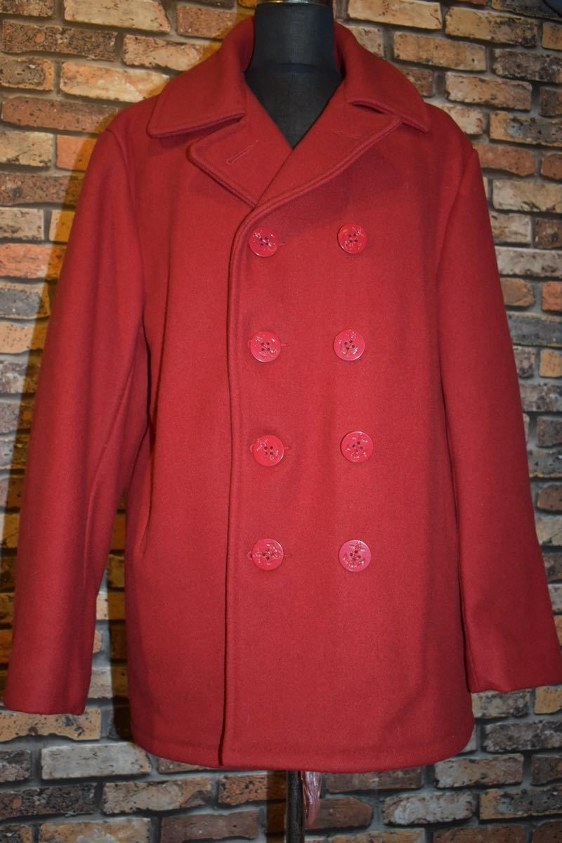 ショット / Schott N.Y.C ピーコート 740N 赤 USA製 /サイズ42 Schott