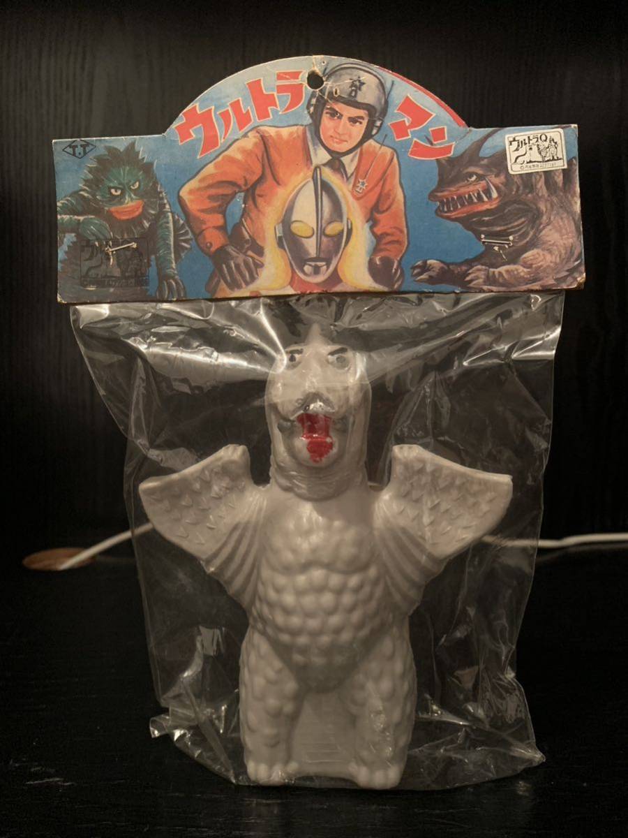 格安，正規品 当時物 袋入 マスダヤ ブルブル アクション ゼンマイ ペギラ ウルトラQ マルサン ブルマァク ソフビ(ソフビ)｜売買されたオークション情報、yahooの商品情報をアーカイブ公開 - オークファン ソフビ