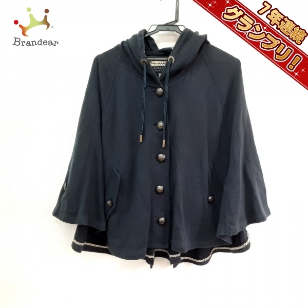 d*9様 BURBERRY BLUE LABEL 38 ポンチョ バーバリーブルーレーベル Burberry Blue Label ポンチョ サイズ38 M