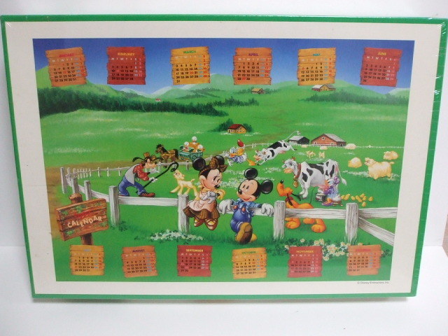未開封 テンヨー Disney ディズニー 1997 カレンダー ミッキー ミニー