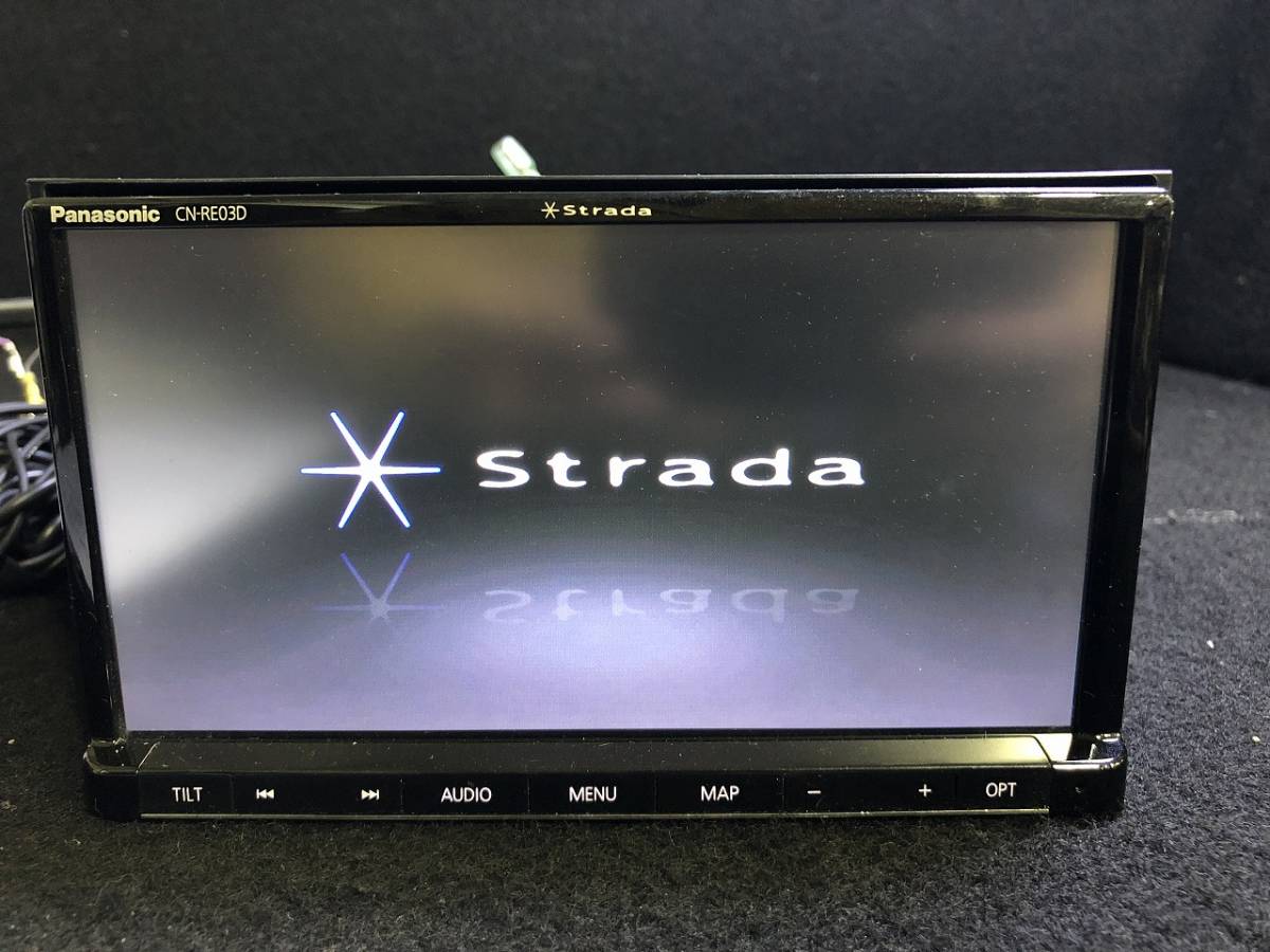 パナソニック Panasonic カーナビ メモリーナビ CN-RE03D フルセグ/CD/DVD/Bluetooth 地図データ 2016年 541647