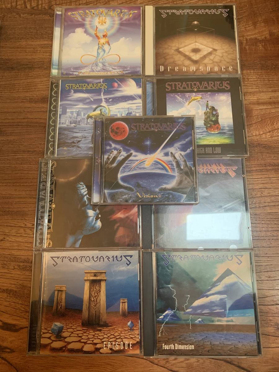 obi帯CD８枚輸入盤１枚　STRATOVARIUS/ストラトヴァリウス 9枚まとめて