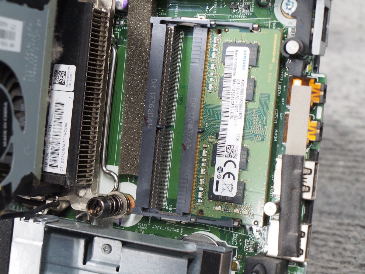 HP EliteDesk 800 G3 DM 35W Core i3-6100T 3.2GHz 4GB ジャンク A59122