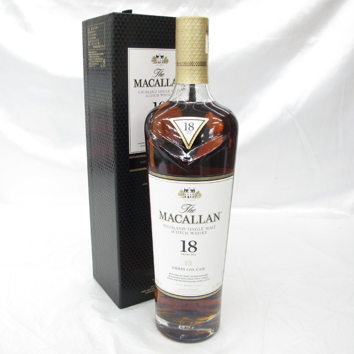 1円～【未開栓】The MACALLAN ザ・マッカラン 18年 2022 シェリー