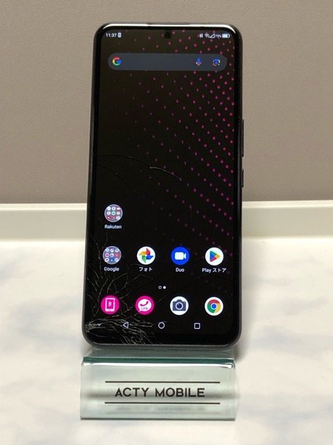 訳あり 動作可 RAKUTEN BIG ZR01 ☆ブラック☆ 128GB 楽天モバイル