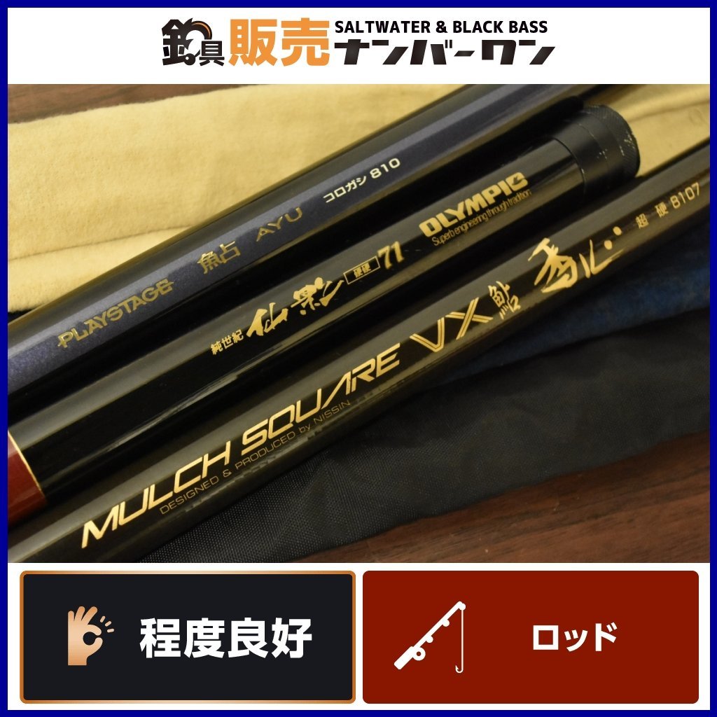鮎竿NISSIN SUPER SQUARE 810 宇崎日新 プロスクエア スーパーマルチ