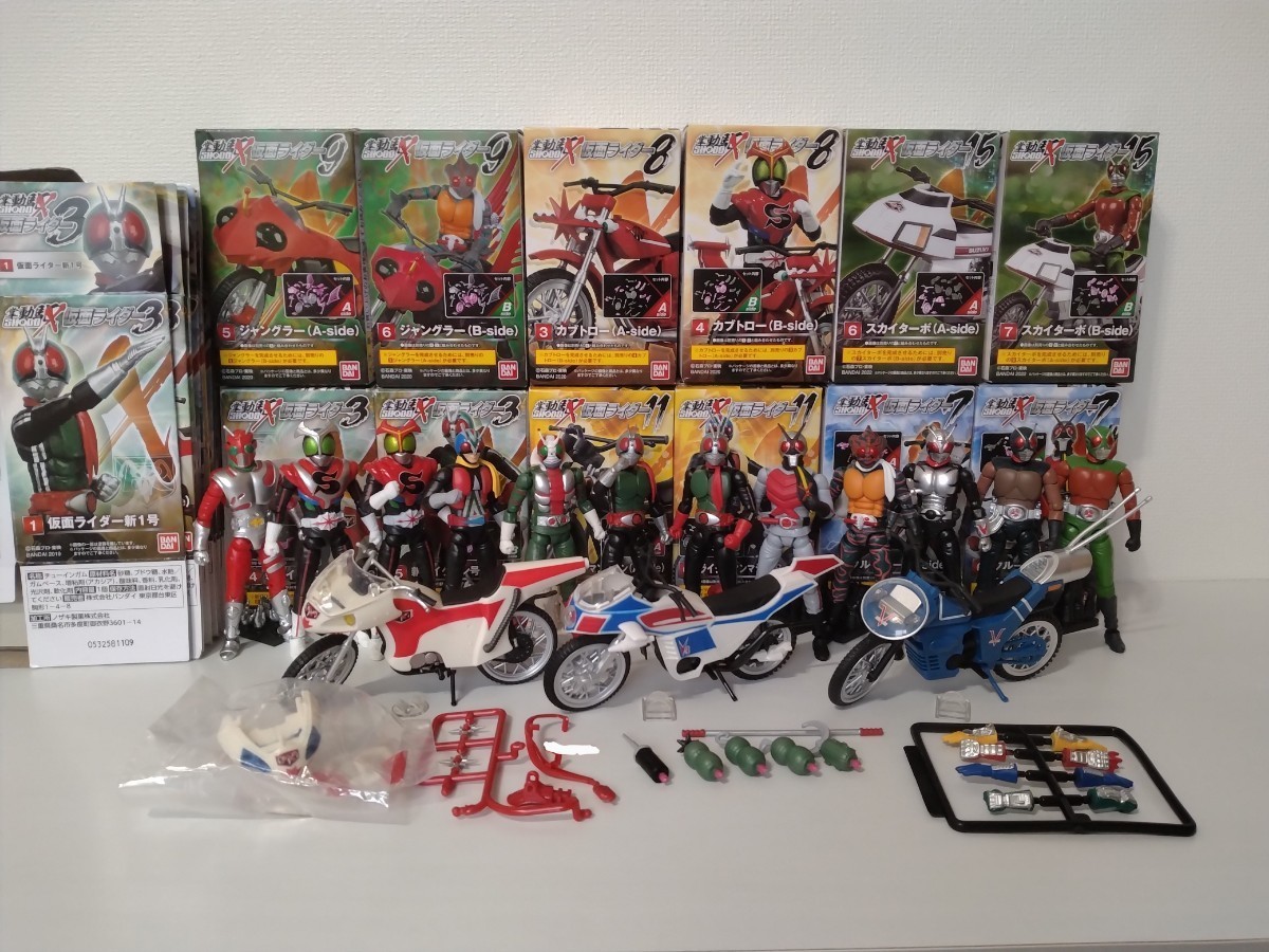 SHODO仮面ライダー 10人ライダー& 9ライダーマシン SHODO-X | 仮面ライダー10（10個入）