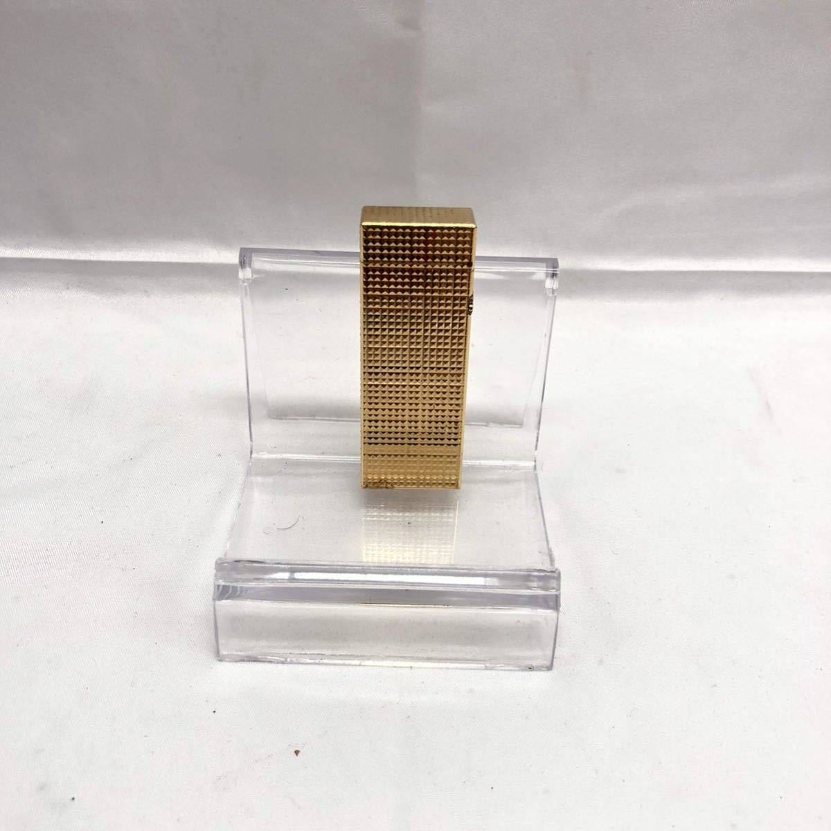 dunhill ダンヒル ガスライター ローラー式 ゴールド 石・ガス無し 着火未確認 KH 8AJU