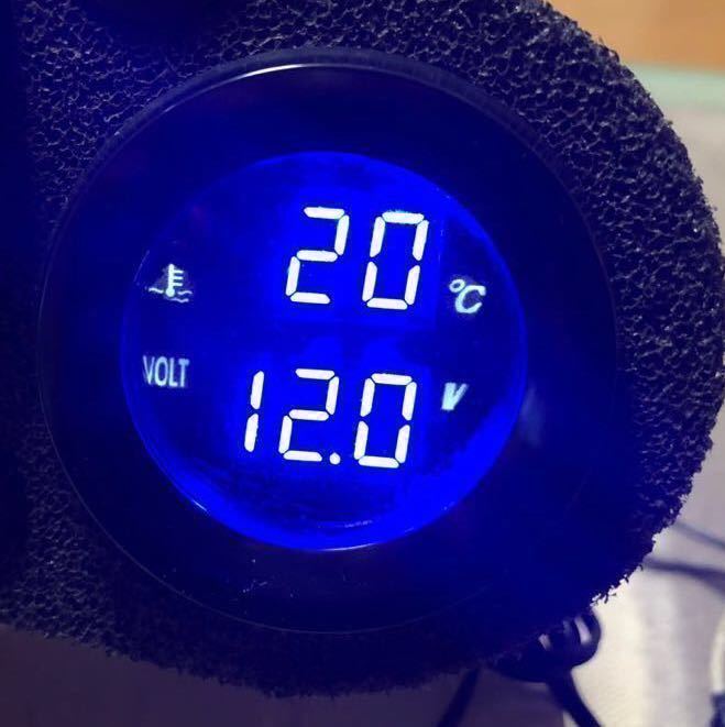 水温計 ホンダ車用☆デジタル水温電圧計をあなたのメーターに組み込み