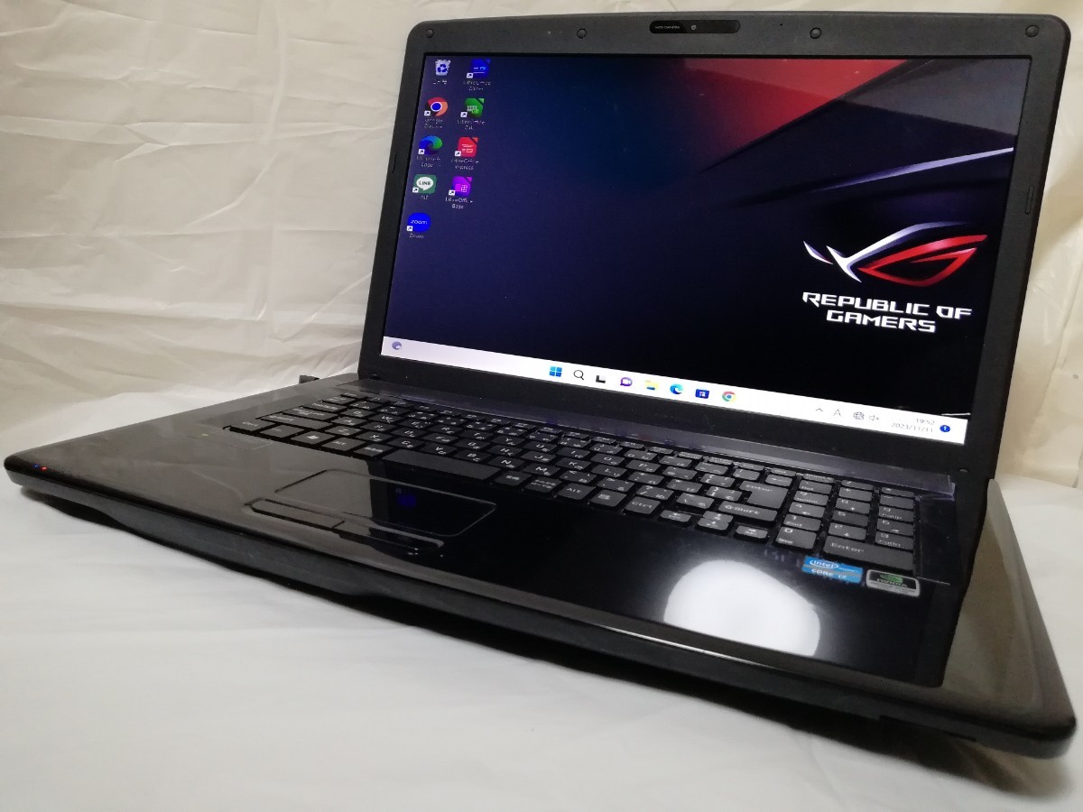 ◆ゲーミングノート　ドスパラ prime A17HC 17.3インチHD+ corei7 2670QM Geforce GT650M DVD 充電器付き 現状販売