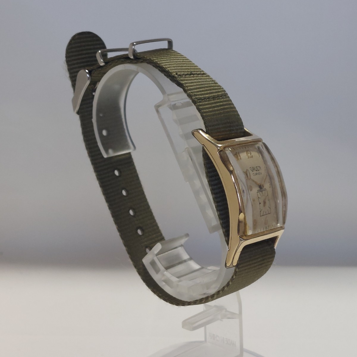 グリュエン、カーベックスプレシジョン、スモセコ、手巻き、動作品、1 