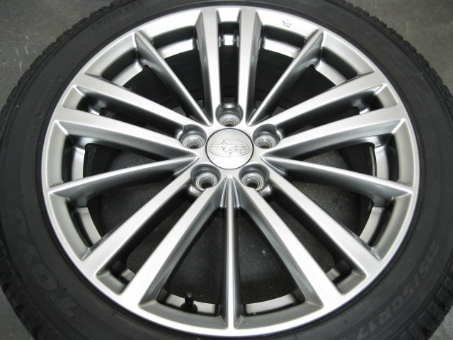 □USED□スバル 純正(1770+48 5H PCD100)＆オマケタイヤ 215/50R17 4本