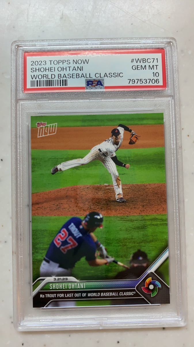 大谷翔平 マイクトラウト 2023 Topps Now WBC Shohei Ohtani 大谷 Mike