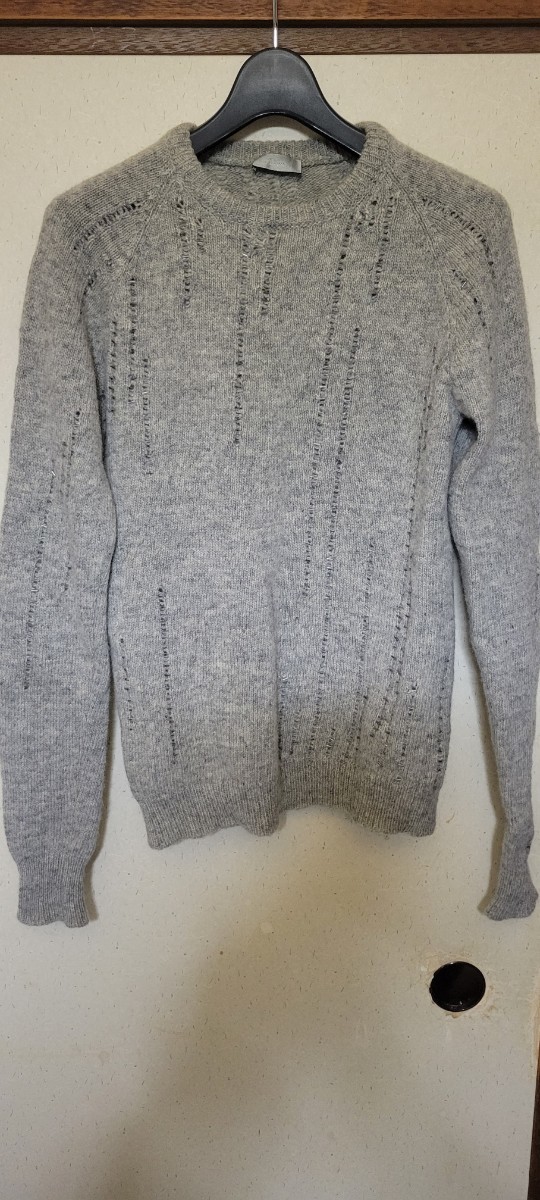 正規品，本物保証 ディオールオム ビーズ クルーネックニット ウール セーター ニットセーター 長袖 diorhomme ニット サンローラン セリーヌ(セーター)｜売買されたオークション情報、yahooの商品情報をアーカ 男性用