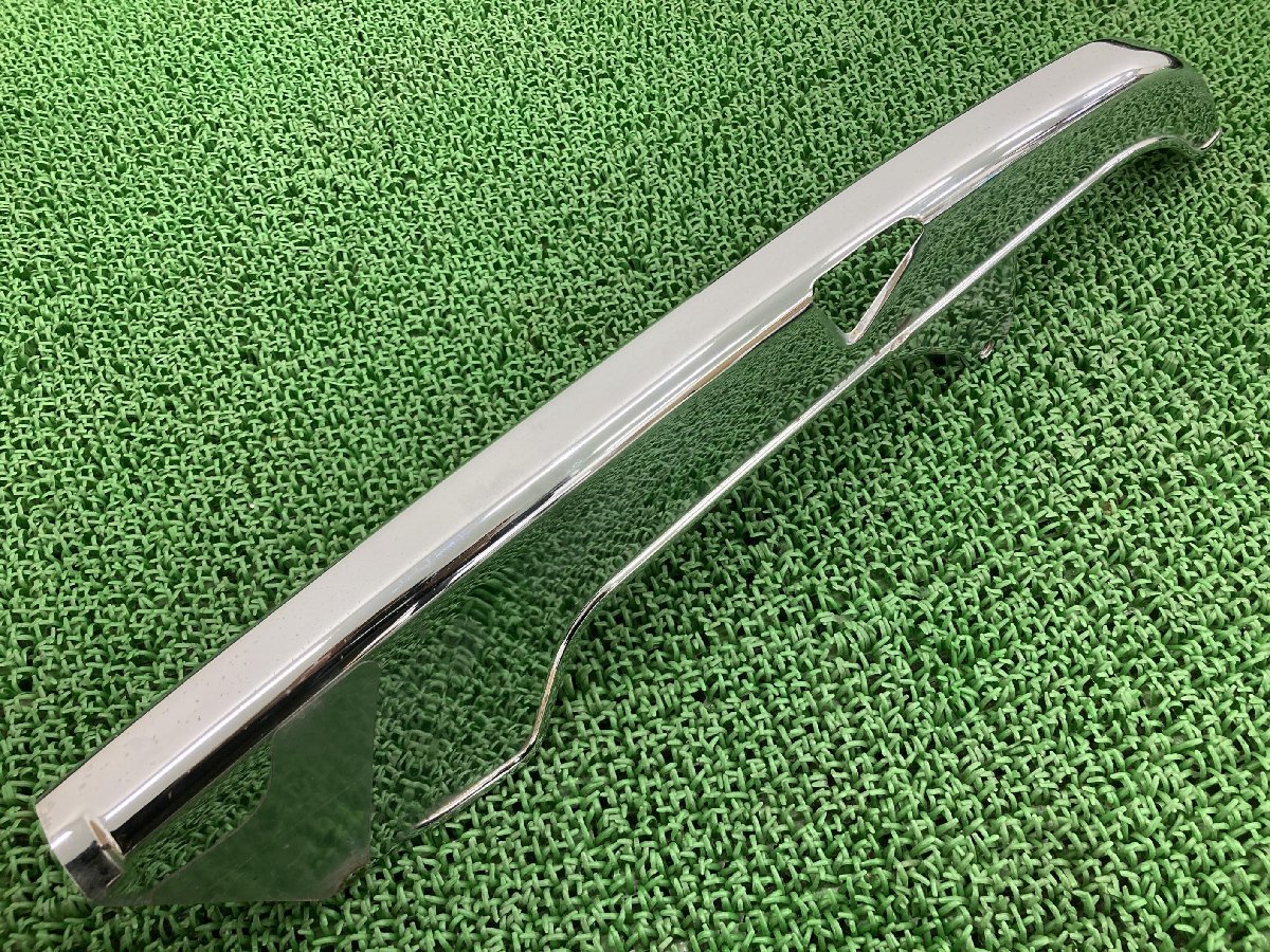 SR400 チェーンカバー ヤマハ 純正 中古 バイク 部品 1JR RH01J 曲がり無し 品薄 希少品 車検 Genuine